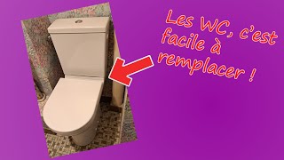 COMMENT REMPLACER UN WC À POSER ? (# Plomberie-20)