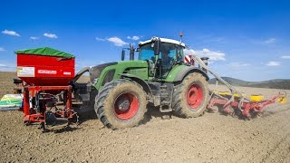 Setí kukuřice 2016- Fendt 936 vario + Väderstad Tempo V / Gaspardo fertilizer hopper