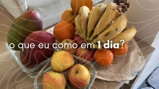 O QUE EU COMO EM 1 DIA COM A NOVA DIETA