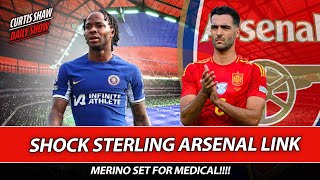 Shock Sterling Arsenal Link - Merino Set For Medical - Arsenal Win Opening Game