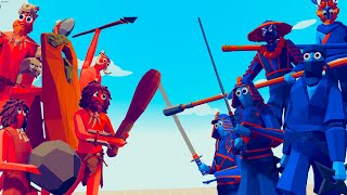 DYNASTY TEAM vs TRIBAL TEAM | TABS Totally Accurate Battle Simulator