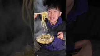 雪の中で肉を食べる 炭火倶楽部 | Sumibi Club | Vongole Bianco ボンゴレビアンコ #bbq #clams