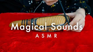 TINGLY Magical Musical Instrument from Peru ✨🎧 [ASMR Wood Tapping and Scratching No Talking]