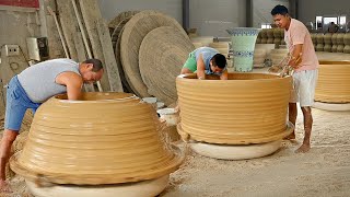 Inside Chinese Factory Building Massive Pottery by Hands