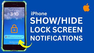 How to Show or Hide Notifications on Lock Screen of iPhone?