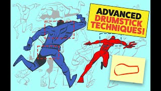 Advanced DrumStick Technique for Drawing Dynamic Action Poses