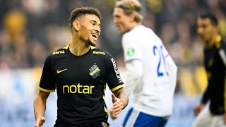 Jordan Larsson - Alla toucher mot IFK Norrköping | AIK-Norrköping 1-0