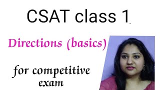 CSAT directions class 1|| concept builder|| upsc paper 2