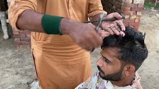 [100] #ASMR with  FAST BARBER RELEXXINGE SOUND #waitforend  HAIRCUT VIDEO TOP 10 STYLISH HAIRCUT