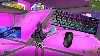 SteelSeries Apex Pro TKL 😴 Satisfying ASMR Chill 😍 Smooth Fortnite Goated ZoneWars Gameplay 360FPS 🏆