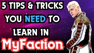 5 tips & tricks you NEED to learn in MyFaction before WWE 2K24