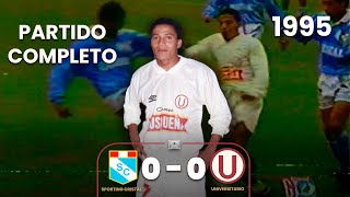 Sporting Cristal 0-0 Universitario | PARTIDO COMPLETO | 1995 ⚽🎞