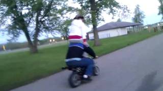 Fiddy tandem stunts .ft. amber and patrick