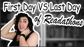 First VS Last Day of Readathons