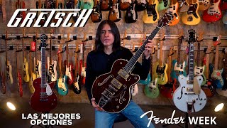 ¡Te damos 3 recomendaciones de Guitarras Gretsch para este Fender Week!