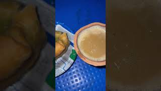 Do you like the chai and samosa combination?  😍 #shorts #ytshorts #food