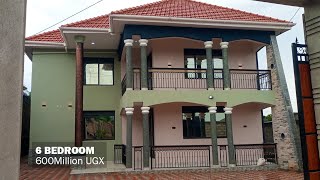 HOUSE FOR SALE 6 BEDROOMS IN KASANGATI KITEGOBWA 600M UGX