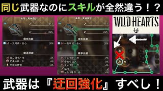 【ワイルドハーツ】同じ武器なのにスキルが違う！？武器の『迂回強化』を解説！【WILD HEARTS】