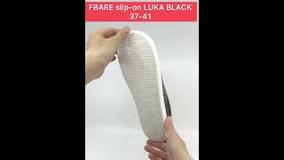 FARE BARE SLIP-ON LUCA BLACK