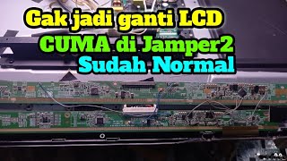 Modif Tv led blank ada Suara tidak ada gambar Akari