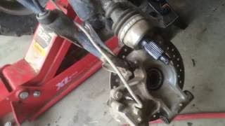 HOW TO REMOVE THE REAR AXLE Polaris Sportsman 850 XP