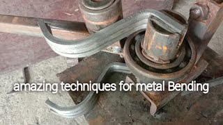 Simple and useful Idea for metal Bending //how to bend metal bar without machine,