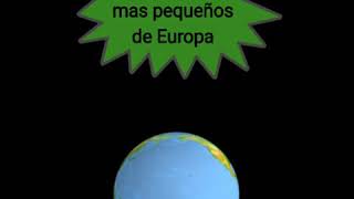 Los 10 países mas pequeños o bebes 🐣🐣 europa