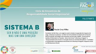 Ciclo de Encontros de Responsabilidade Social Empresarial: Sistema B