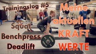 WIE STARK BIN ICH ?! | MAXIMALE KRAFTWERTE || Trainingslog #5