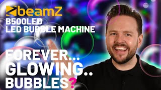 No Kids Party is Complete Without This! BeamZ B500LED Bubble Machine