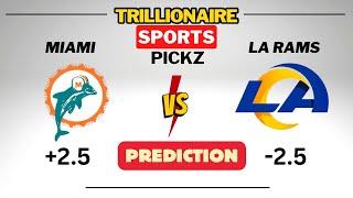 11/11/24 Miami Dolphins vs Los Angeles Rams Week 10 Best Bets - NFL Picks With Bonnie & Clyde