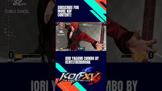 Iori Yagami combo KOF XV by @BBAAYYUU #kofxv #kofcombos #fgc #snkgames #shorts