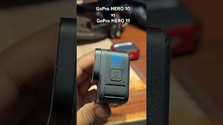 Difference between GoPro Hero 10 vs GoPro Hero 11,Size Difference. #gopro #goprohero10 #goprohero11