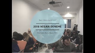 2018 NİSAN YDS MINI SORU ÇÖZÜMÜ