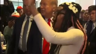 Donald Trump Visits Chic Fila (Is it that easy to get the black vote?