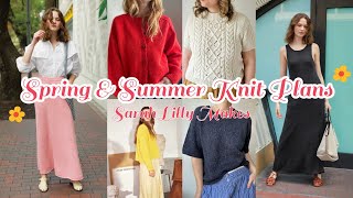 My Spring & Summer Knitting Plans | 12 things I want to knit this spring & summer  💐✨