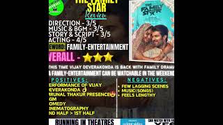 The Family Star Review #thefamilystar #vijaydevarakonda #mrunalthakur #familystar #movie #shorts