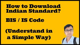 How to #Download #Indian #Standard? (Not for Commercial Use)