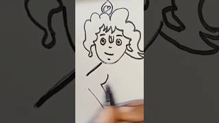 Janmashtami special drawing || krishna drawing #shorts #ytshort #tradingshort #krishna #janmashtami