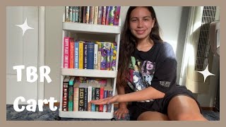 Building a Book Cart! All of my physical TBR