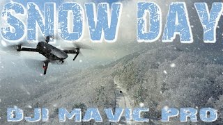 DJI MAVIC PRO - SNOW DAY - CHEROHALA SKYWAY - COLD WEATHER FLYING