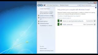 Windows 7: Learn how to modify your firewall settings in control panel