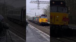 3 Class 50s on same day in Lancs, as 50049 & 50007 arrive on charter and 50015 hauls Santa Special