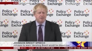 Boris Johnson speech Brexit shows our historic national genius