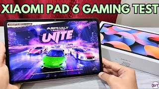 Xiaomi Pad 6 Detail Gaming Test | SDM 870, Adreno 650, 8/256GB | BGMI, Asphalt Unite, Call Of Duty