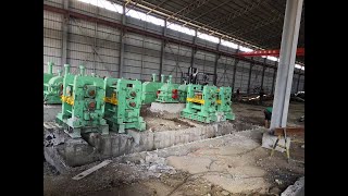 small continuous rolling mill production line from heating the steel billets