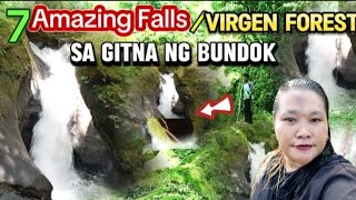 7 Amazing Falls VirgenForest sa GitnaNgBundok. mayroon Pala? Biyabid Municipality of Sison Ph🇵🇭