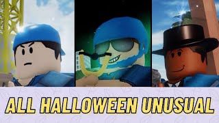 EVERY NEW HALLOWEEN UNUSUAL IN ARSENAL (Roblox Arsenal)