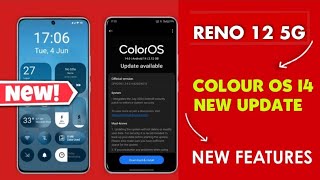 Oppo Reno 12 5G New Update September 2024 | Oppo Reno 12 Colour OS 14 Official Update | New Feature