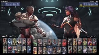 Injustice 2 Tournament Starfire gameplaay